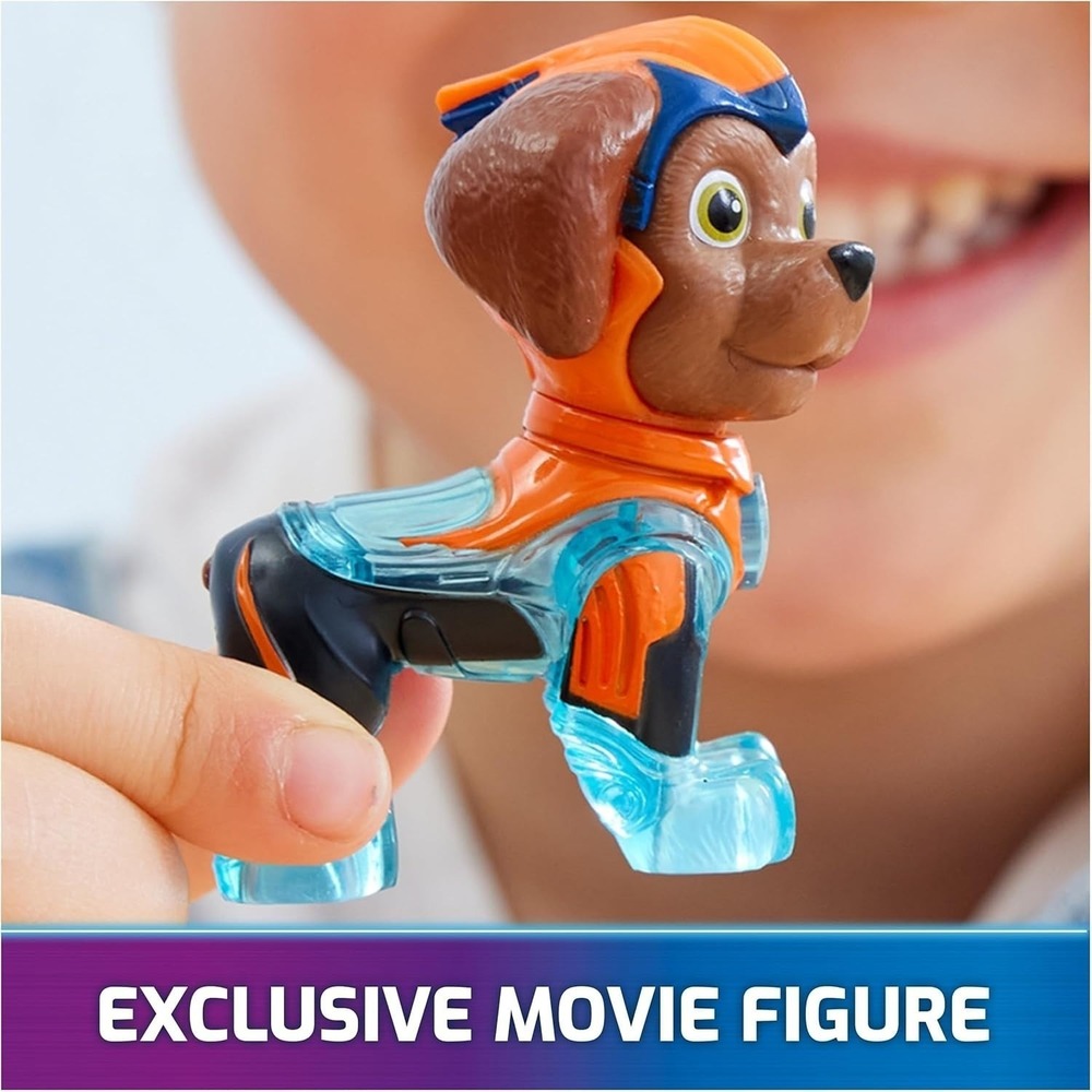 Paw Patrol: the Mighty Movie Toy Jet Boat with Zuma Mighty Pups Action Figures - Picture 4 of 9